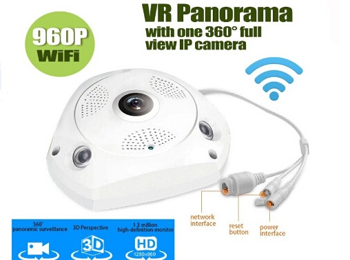 360 degree panorama VR IP CAMERA