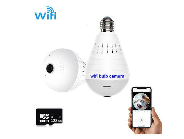 smart home wireless wifi V380 Pro  LED Light Bulb Camera