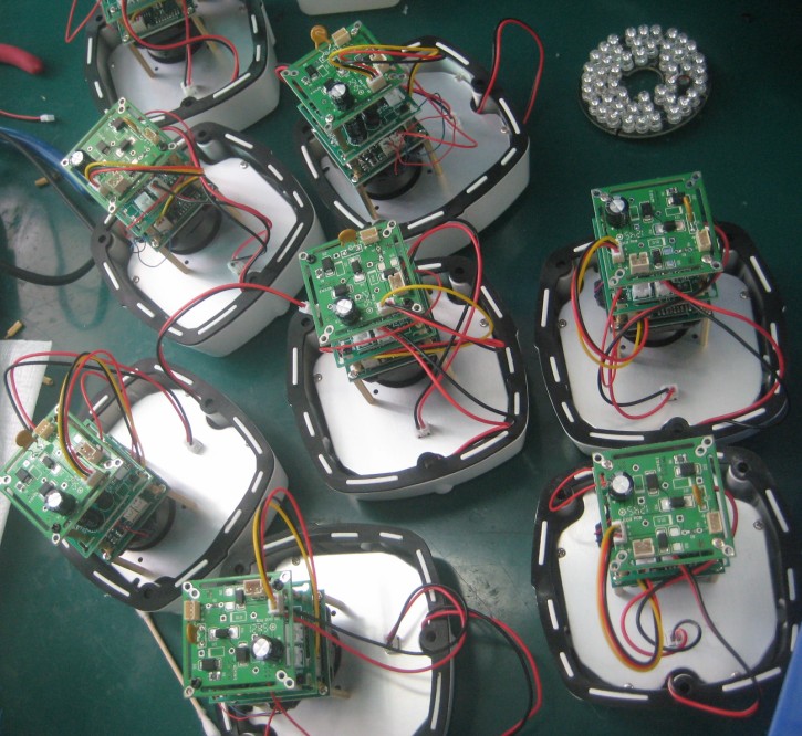 infrared cctv camera triplex board assembly